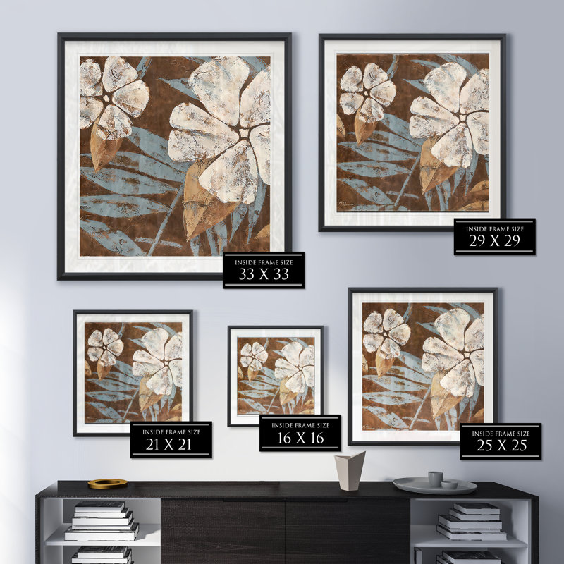 Flillers sur chocolat II - reproduction de cadre photo, H 17,5 po x l 17,5 po x P 1,5 po