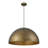 Kyrek 1-Light Iron Dome Pendant -2138757234-2139076445