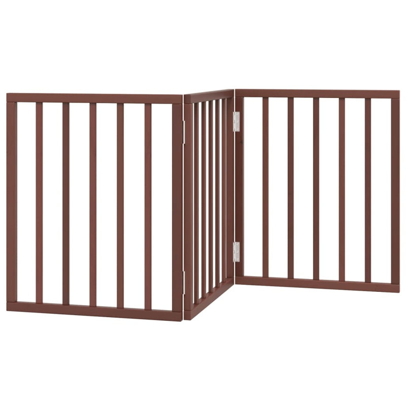 Wyanet Solid Wood Dog House Door, Brown, 60cm H x 150cm W x 2cm D