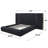 Everly Quinn Avalon Velvet Upholstered Platform Bed With Wings.-1515282258-1515282260