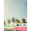 «Surf Bus Pink» par Design Fabrikken, reproduction de photo sur toile tendue