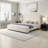 King Upholstered Wingback Platform Bed – Soft-Touch Fabric & Timeless Design