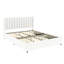 Lit plateforme tapissier avec 4 tiroirs et base stable en plastique Boucle