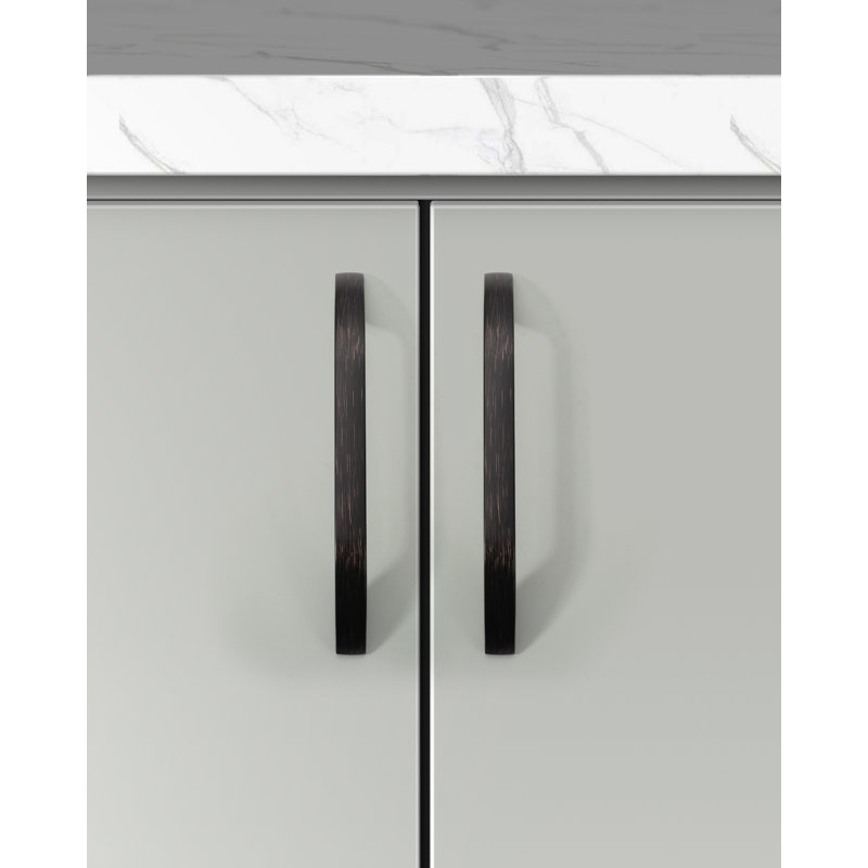Poignée d'armoire Gamma Series 7-1 / 2 po (192 mm) bronze huilé moderne (paquet de 5), 7 1/2", Bronze huilé, bronze