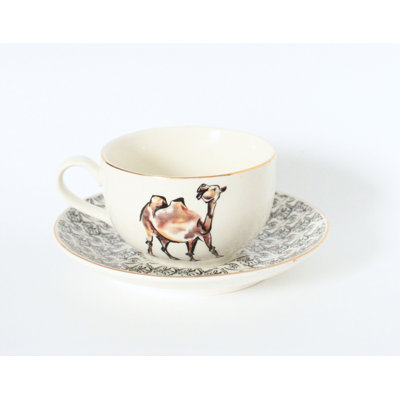 Karon Porcelain Teacup and Saucer