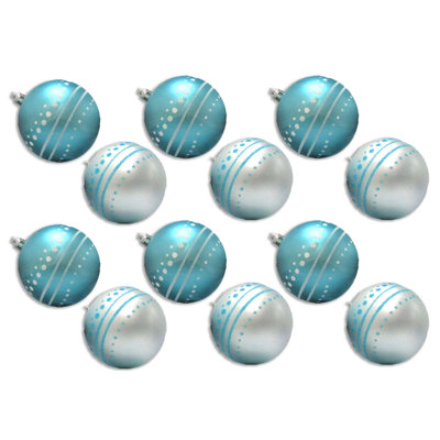 Ensemble d'ornement boule 12 pièces