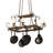 Caiden Metal Handcrafted Rectangle Hanging Pot Rack