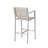 29.50" Barstools With Silver Rust-Proof Aluminum Frame Mesh, Set Of 2