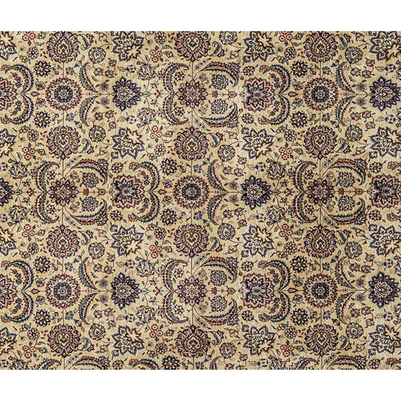 Manchuria Wool Southwestern Area Rug in Beige/Black
