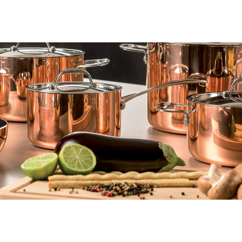 Mepra with Lid Toscana Copper, 3.7 qt.