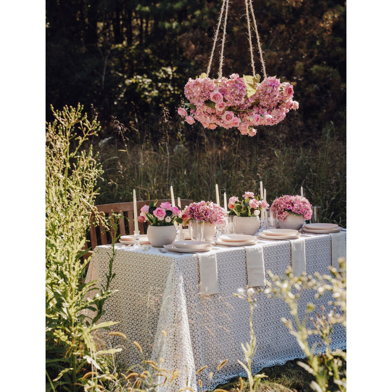 Virelia RealTouch Garden Chandelier, Pink