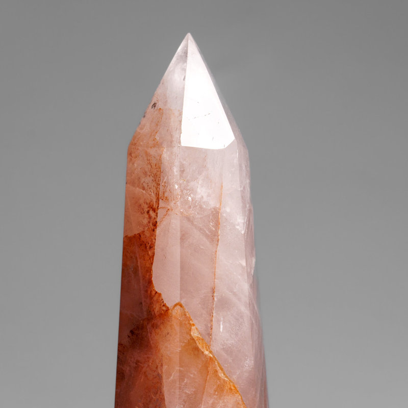 Genuine Polished Strawberry Quartz Point (.7 Lbs)