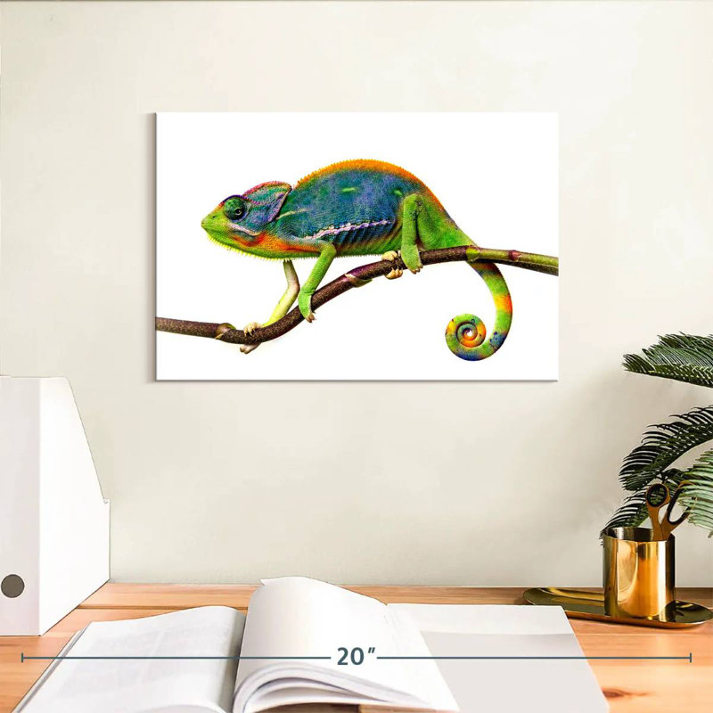 Still Chameleon, 8" H x 12" W