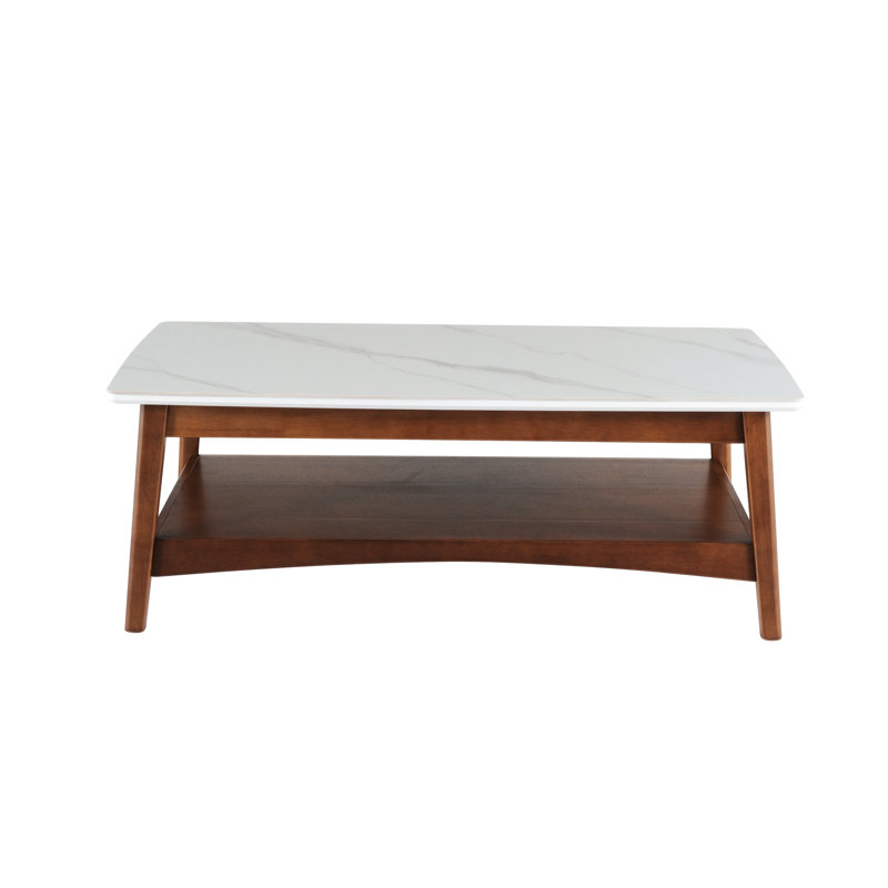 Table basse Barther avec rangement, table centrale, table basse