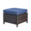 Chaises de patio en osier avec coussins Deb-595934963