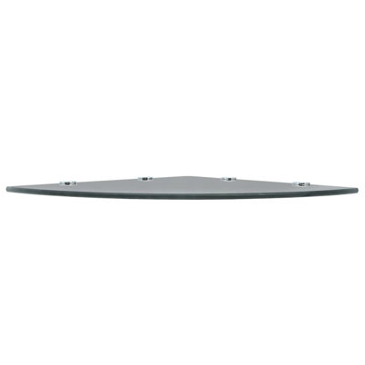 Mysha 2 Piece Glass Corner Shelf