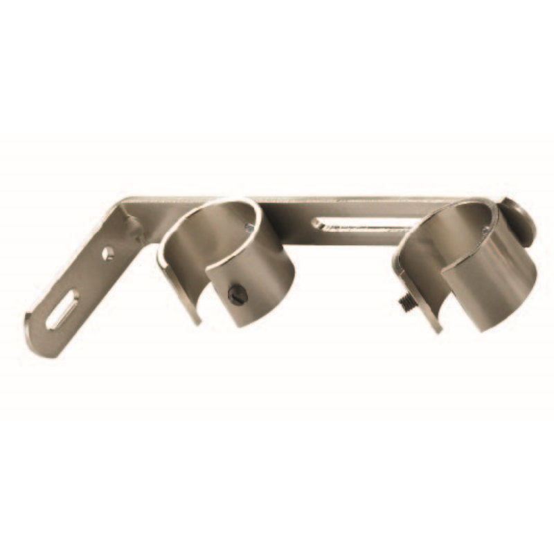 Versailles Double Curtain Rod Set, 3" H x 96" W x 6" D