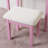 Wood Moniya Makeup Vanity Table And Stool Set-207432064