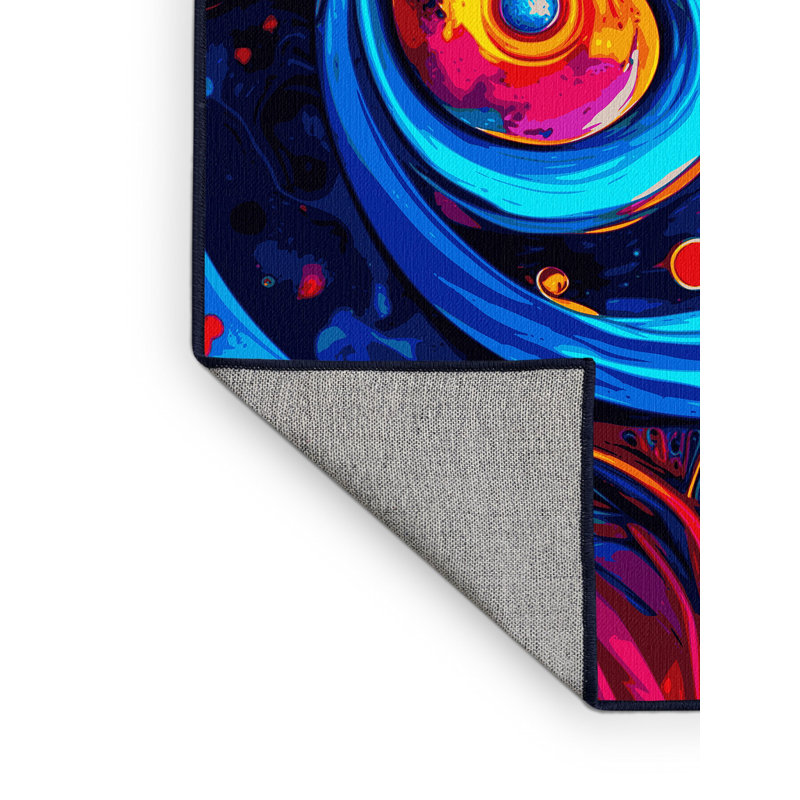 Chromatic Mirage Rug, Round 4'