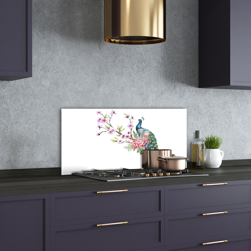 Benuel 50cm W x 100cm L Glass Peel and Stick Panel