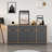 Wesa Modern Console Table, Walnut & Anthracite, 70.9 x 35.4 x 17.7 inches | 100% Melamine Coated Particle Board, Thickness: 0.7 inches | Sleek Design for Living Room & Entryway, Stylish & Durable Storage Solution-106861132