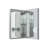 Tattnall LED Medicine Cabinet with Defogger, Electrical Outlets, Digital Clock, Dimmer, Adjustable LED 3X Magnifying Mirror-689022200