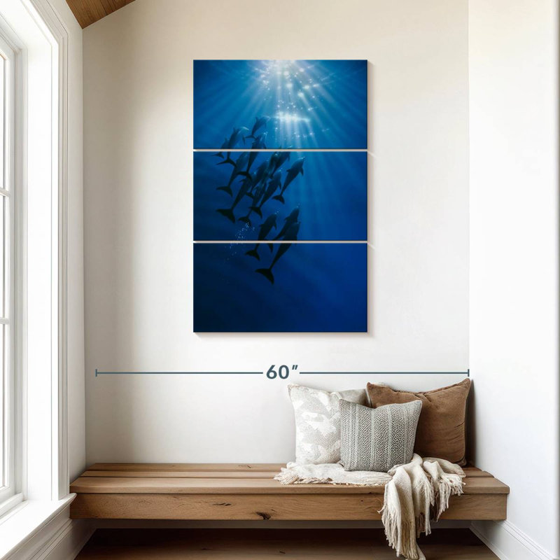 Brampt The Gathering Underwater, 45" H x 28" W
