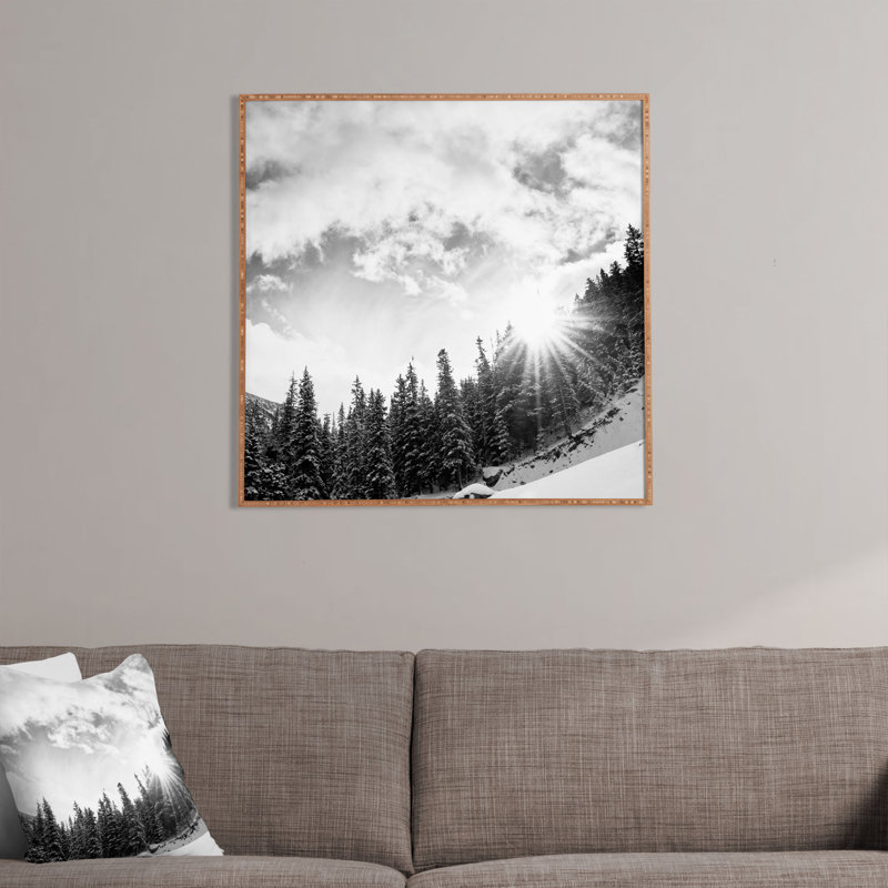 «White Mountain», reproduction de photo encadrée