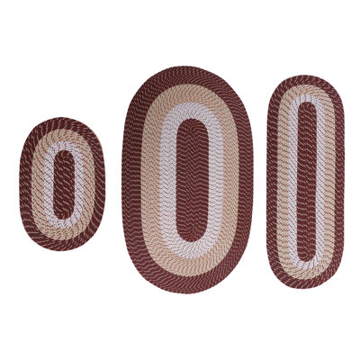 Ensemble de 3 tapis 100% polypropylène Faigel