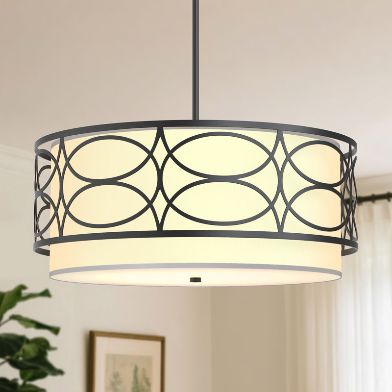 Plafonnier semi-encastré 4 lumières