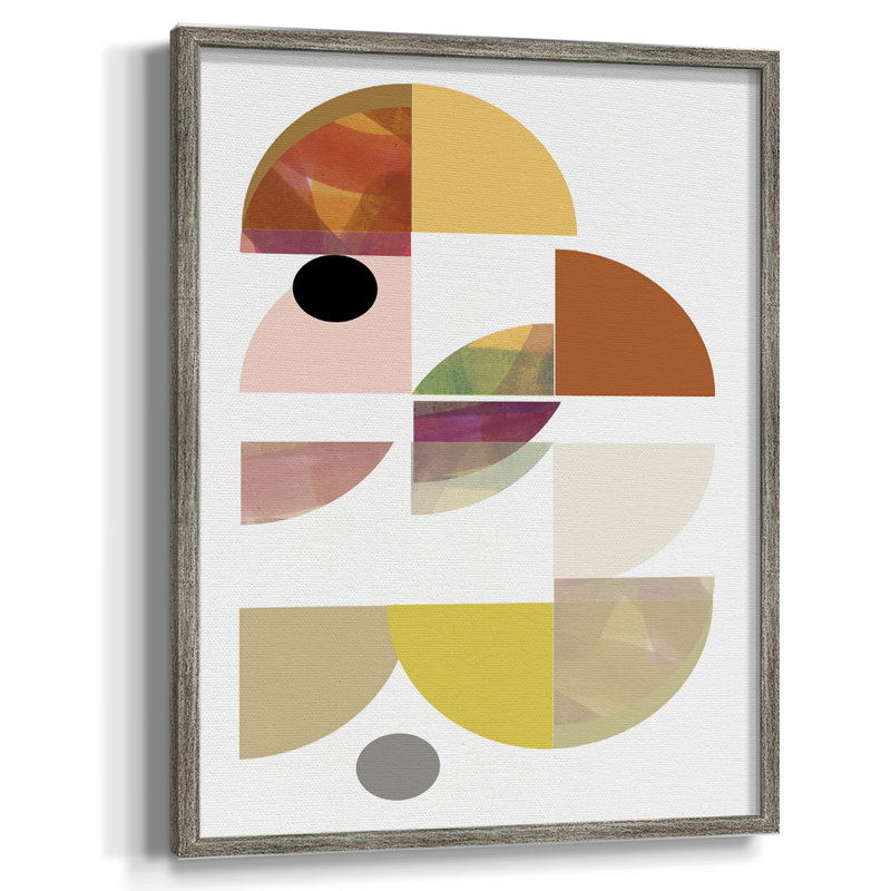 «Dorset Shapes IV», reproduction encadrée - bois massif, H 15 po x l 12 po