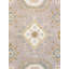 Tapis oriental en laine noué à la main brun clair / mauve / bleu Khotan-90574073