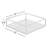 Easton 2 Piece Square Metal Accent shelf