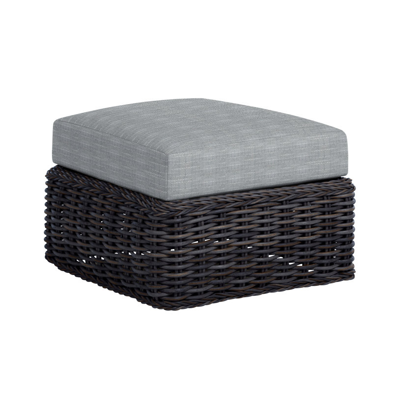 Repose-pieds Soho, InsideOut® Rollo ‑ lin argent, Pas de soudure, Noir