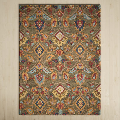 Tansy Wool Floral Indoor Rug