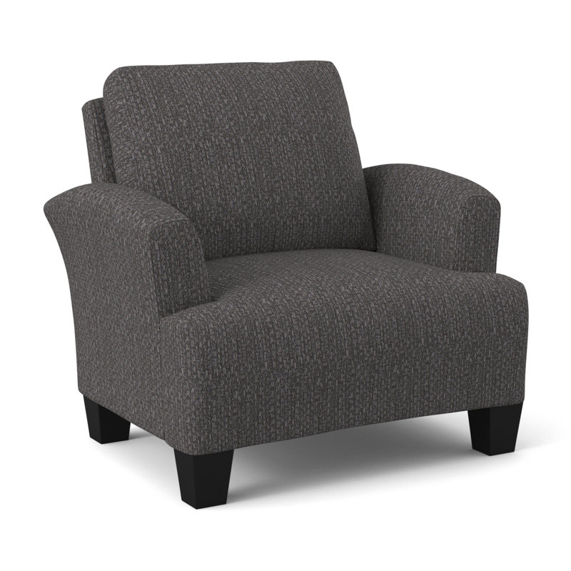 Mullins Upholstered Armchair, Bronco Slate