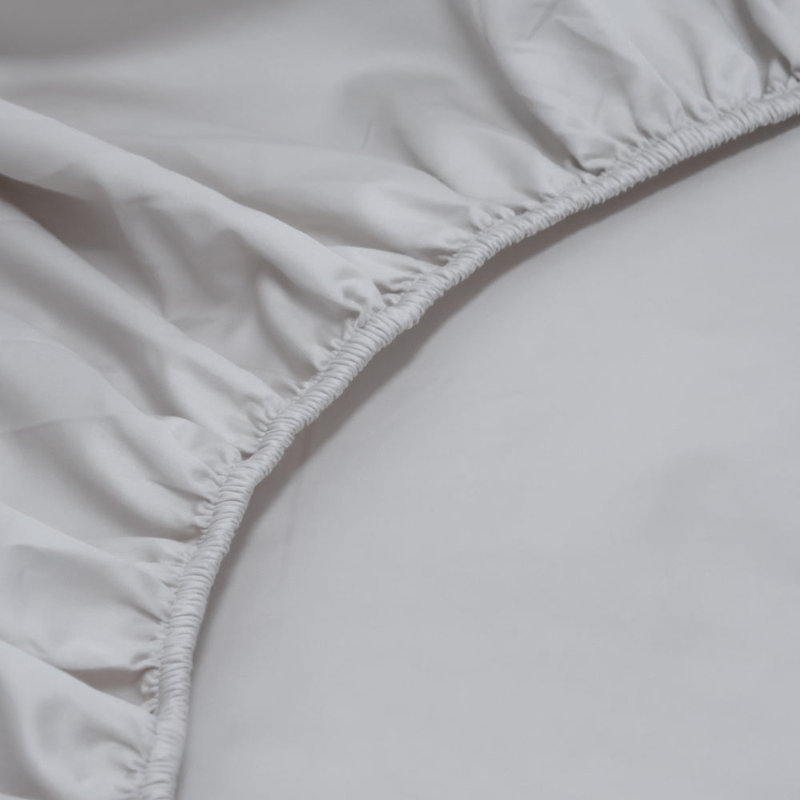 Egyptian-Quality Cotton 4pc. Sheet Set, Queen 4pc. Sheet Set, Mushroom Gray