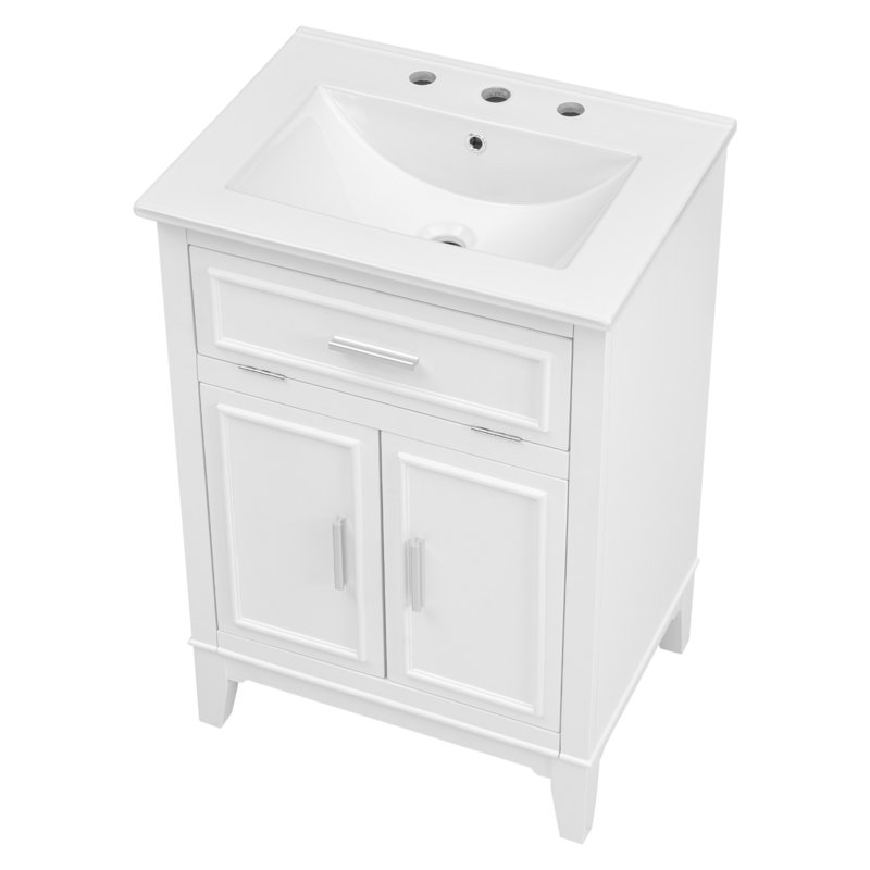 Sophisticated Bathroom Vanity With Versatile Storage And Stylish Design