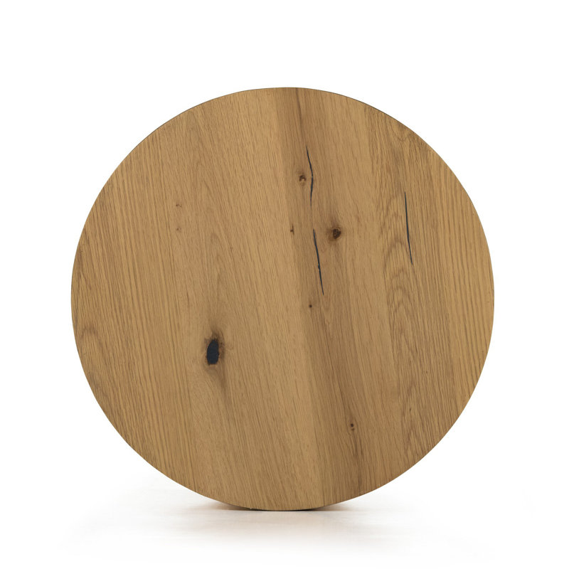 Humphrey Round End Table-Light Oak Resin