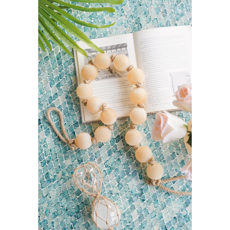 Guirlande 48 x 2 x 2 po, H 2 po x l 48 po x P 2 po, Beige