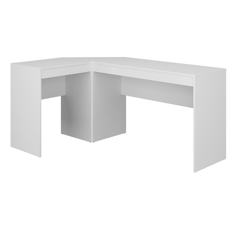 Set L-Shaped Executive Desk, White