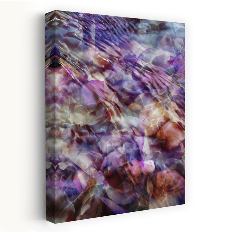 Art contemporain délicat, nature romantique, architecture élégante, H 36 po x l 24 po