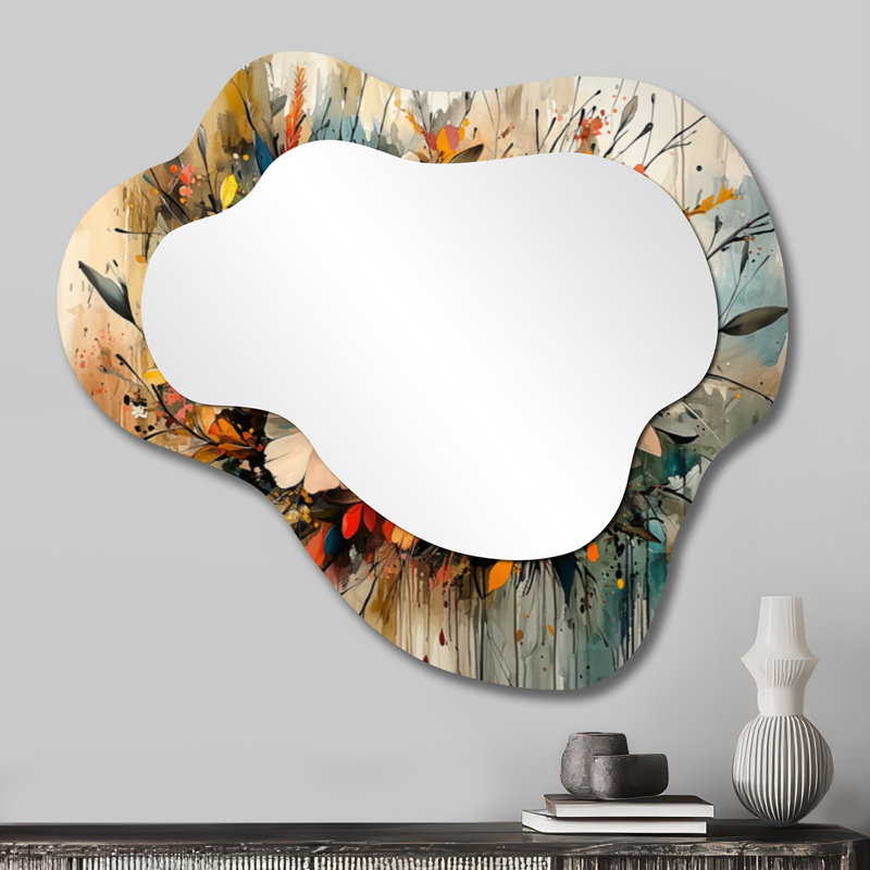 Couronne de spirale de pétales symphonique, 25 po x 28 po