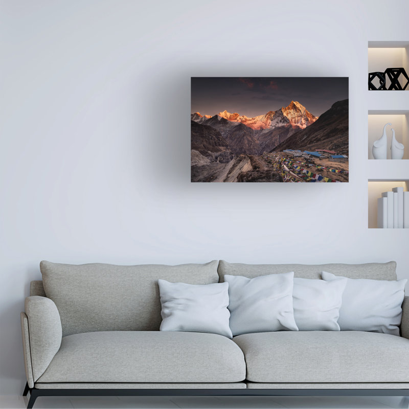 Richard Le Manz Annapurna Base Camp Canvas Art, 12" H x 19" W