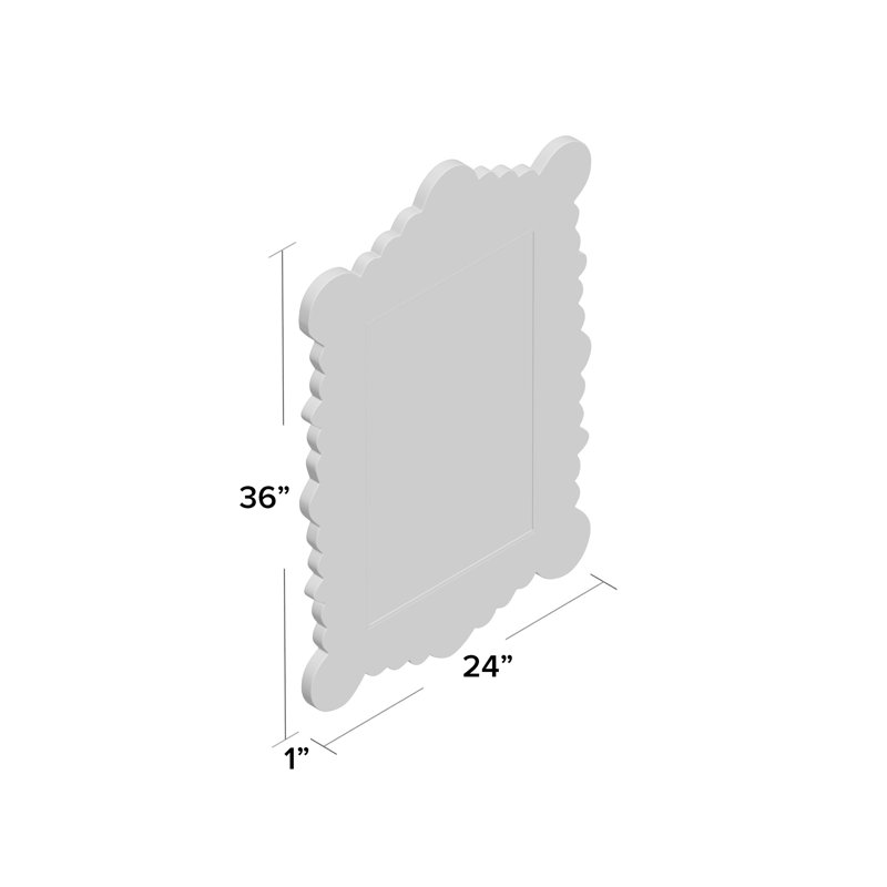 Vivienne Arched Bone Inlay Wall Mirrored