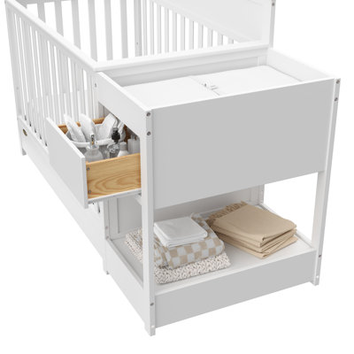 Shiloh 5-In-1 Convertible Crib And Changer
