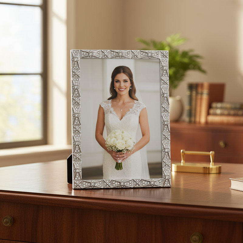 Remy Metal Picture Frame, Silver, 5" x 7"