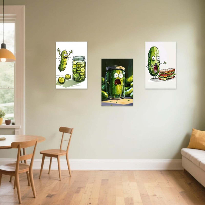 3 Piece Wrapped Canvas Print, 60cm H x 40cm W