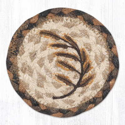  Protège-table absorbant Golden Wheat Square Coaster 5 "H