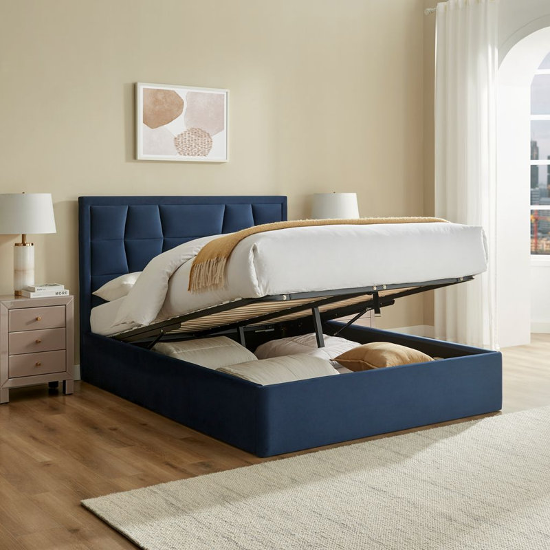 Upholstered Ottoman Storage Bed